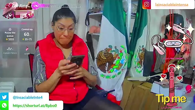 LaInsaciableIntensa online show from 27, 2, 2025