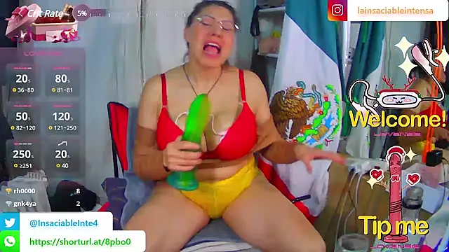 LaInsaciableIntensa online show from 28, 2, 2025