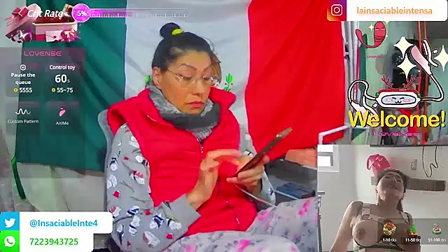 LaInsaciableIntensa online show from 14, 3, 2025