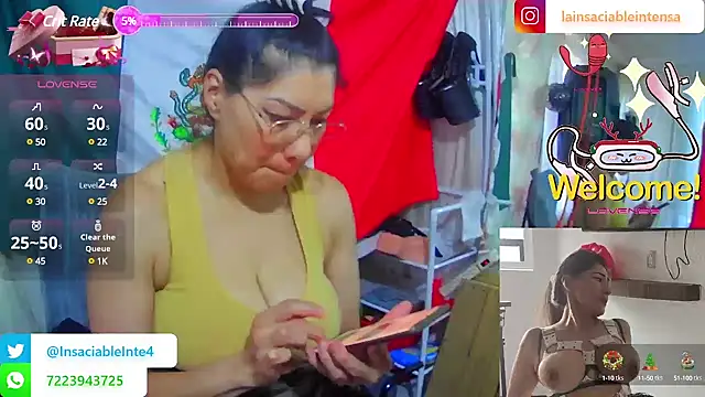 LaInsaciableIntensa online show from 14, 3, 2025