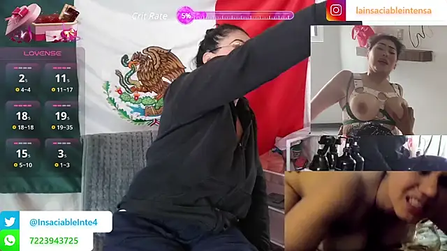 LaInsaciableIntensa online show from 16, 3, 2025