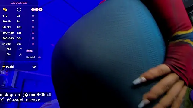 SWEET ALICEXX online show from 30, 4, 2026