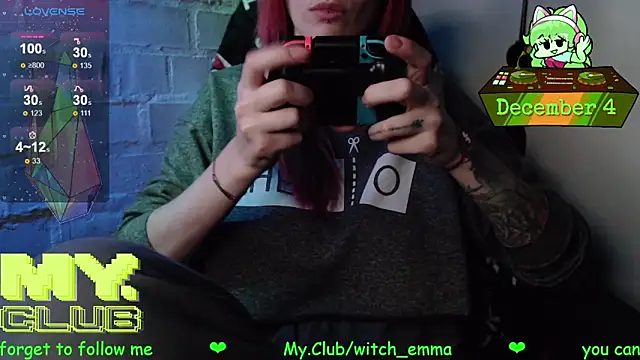 Witch Emma online show from 4, 12, 2025