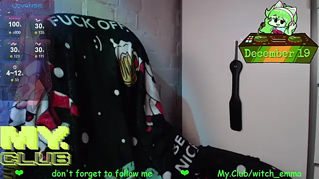 Witch Emma online show from 19, 12, 2025