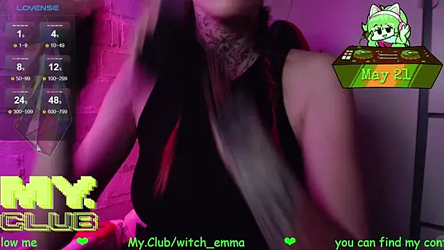 Witch Emma online show from 21, 5, 2026