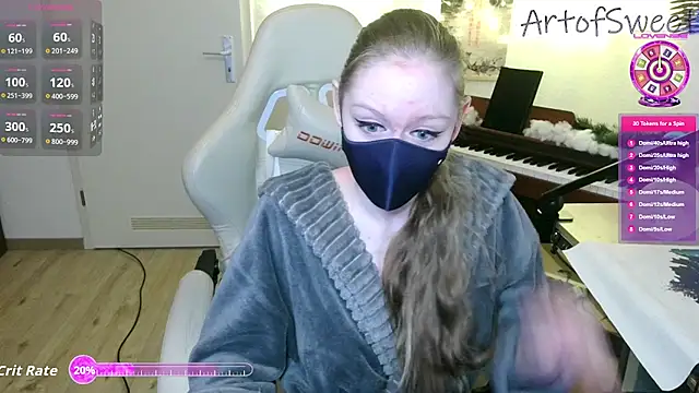 Snapshot of ArtofSweet chatting on 14, 1, 2026 ArtofSweet online show from 14, 1, 2026