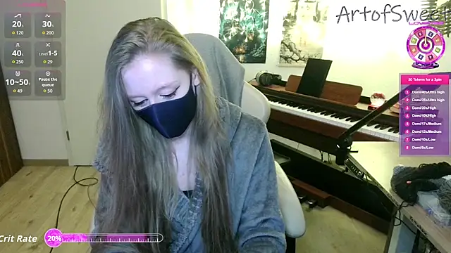 Snapshot of ArtofSweet chatting on 14, 2, 2026 ArtofSweet online show from 14, 2, 2026