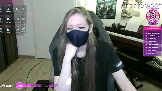 Snapshot of ArtofSweet chatting on 10, 4, 2026 ArtofSweet online show from 10, 4, 2026