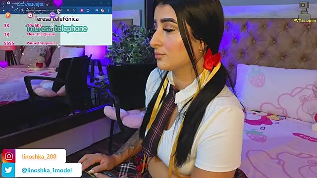 Snapshot of _Linoshka_1 chatting on 6, 3, 2025  Linoshka 1 online show from 6, 3, 2025