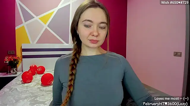 Snapshot of LizaGost chatting on 26, 2, 2025 LizaGost online show from 26, 2, 2025