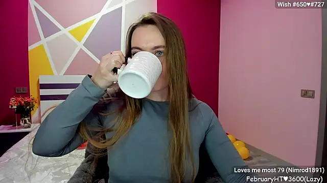 Snapshot of LizaGost chatting on 26, 2, 2025 LizaGost online show from 26, 2, 2025