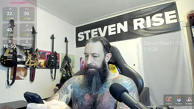 Snapshot of StevenRiseNYC chatting on 8, 1, 2026 StevenRiseNYC online show from 8, 1, 2026