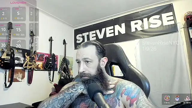 Snapshot of StevenRiseNYC chatting on 10, 1, 2026 StevenRiseNYC online show from 10, 1, 2026