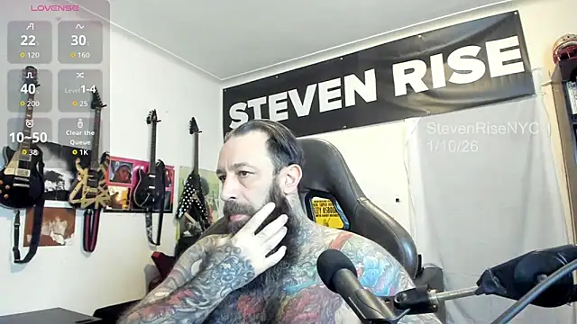 Snapshot of StevenRiseNYC chatting on 10, 1, 2026 StevenRiseNYC online show from 10, 1, 2026