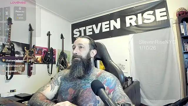 Snapshot of StevenRiseNYC chatting on 11, 1, 2026 StevenRiseNYC online show from 11, 1, 2026