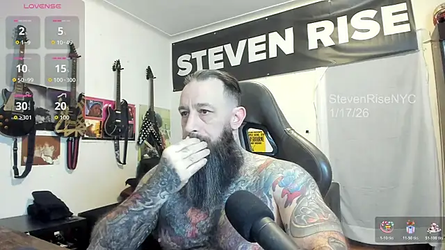 Snapshot of StevenRiseNYC chatting on 17, 1, 2026 StevenRiseNYC online show from 17, 1, 2026